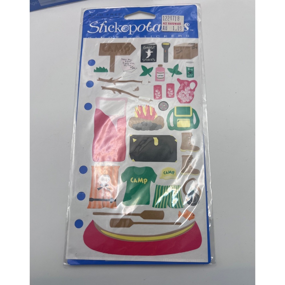 Stickopotamus Sticker Lot of 3 New Sealed Camping Sports Beach - Picture 2 of 5